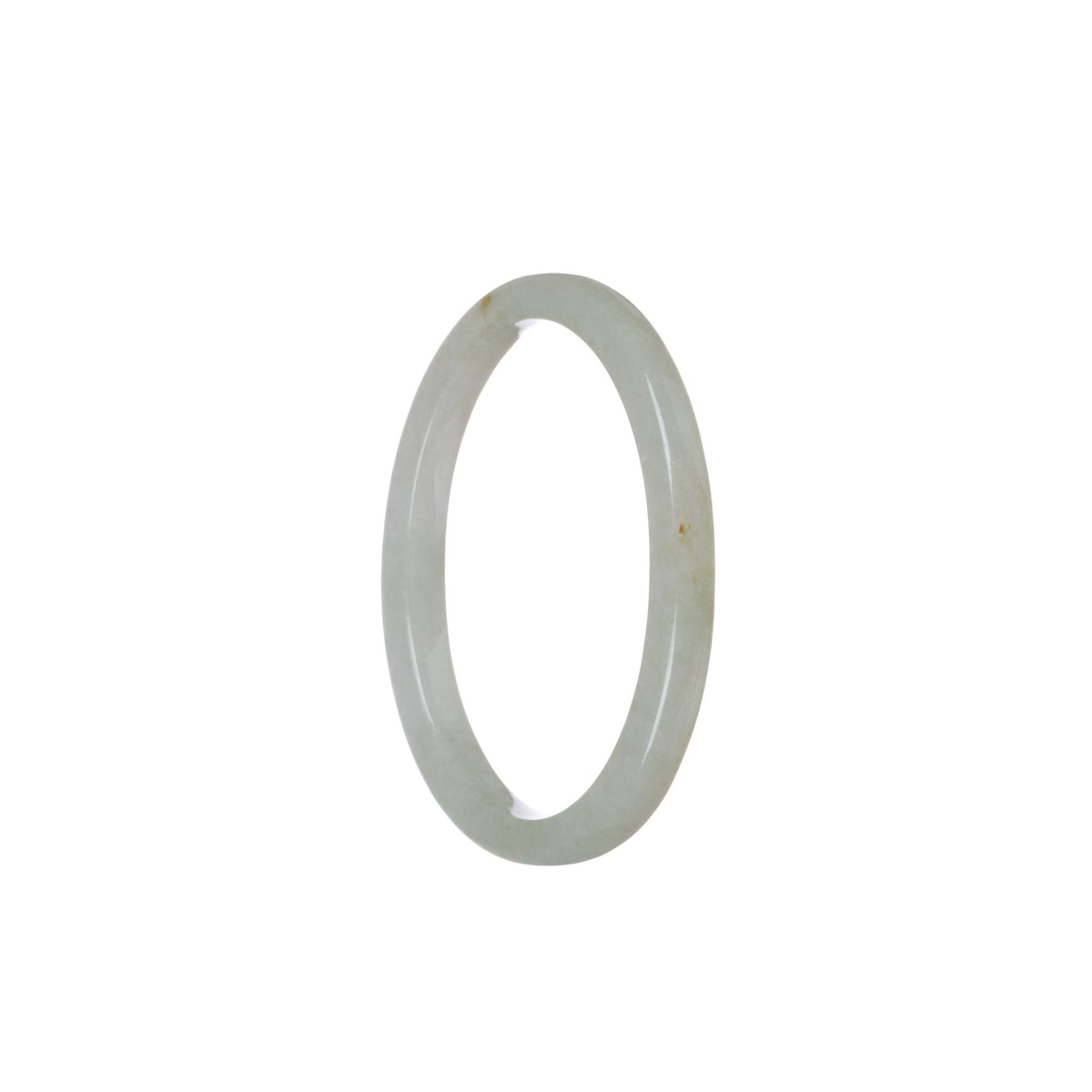 Genuine Grade A Pale Green Traditional Jade Bracelet - 52mm Oval