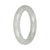 Grade A Pale Green Burmese Jade Bangle - 57mm Round