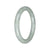 Authentic Light Green Burmese Jade Bangle - 60mm Round