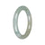 Real Light Green Traditional Jade Bangle - 58mm Round