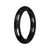 Grade A Black Jadeite Jade Bangle - 60mm Round