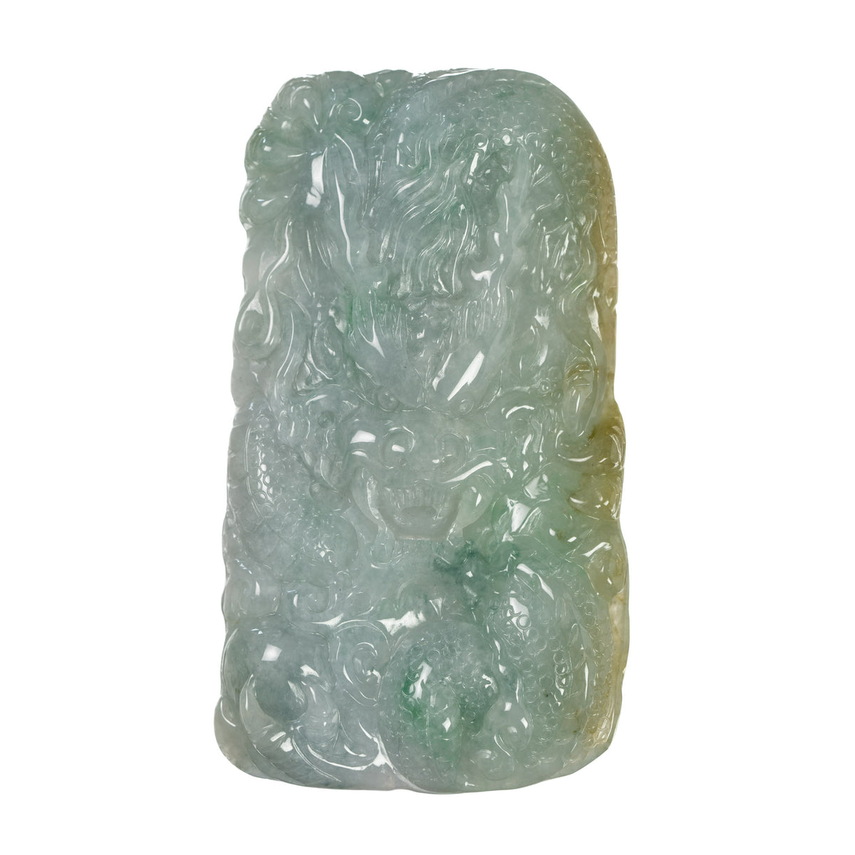 Jadeite Jade Dragon Pendant