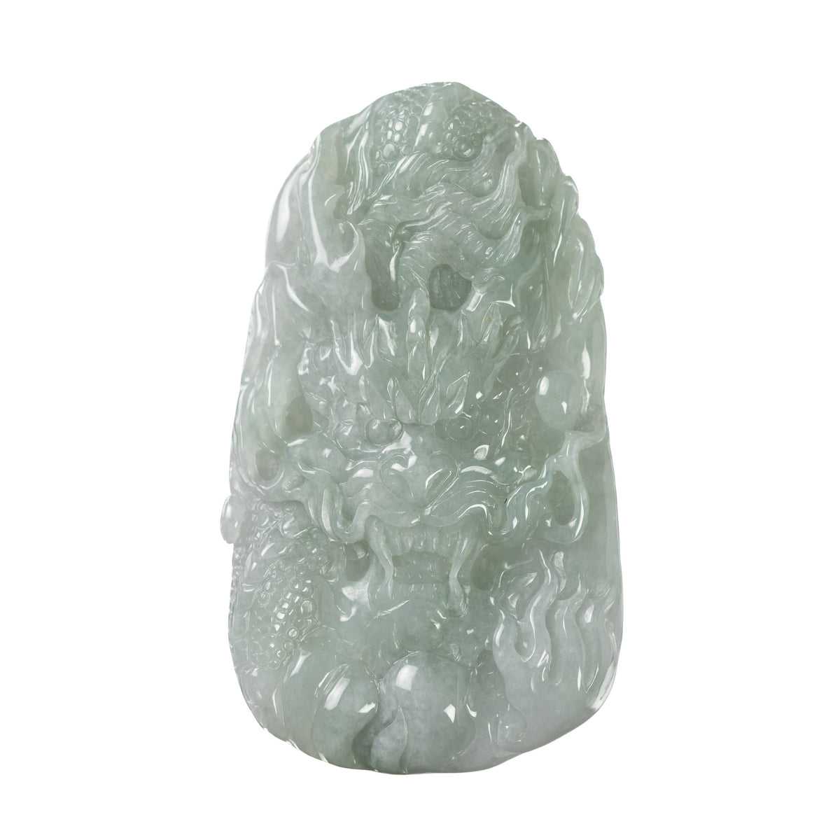 Chinese Mythical Creature Dragon Jade Pendant