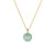 Dainty Natural Jade Pendant  - Kandy Donut