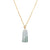 18K Yellow Gold Jade Bamboo Pendant