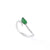 Sydney - Marquise Jadeite Jade Ring in 18K White Gold