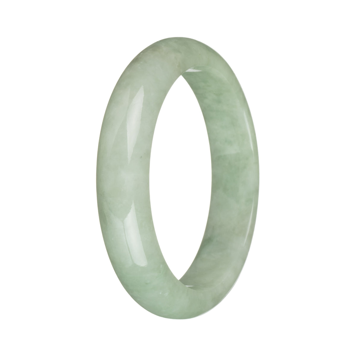 58mm Green Jade Bangle Bracelet