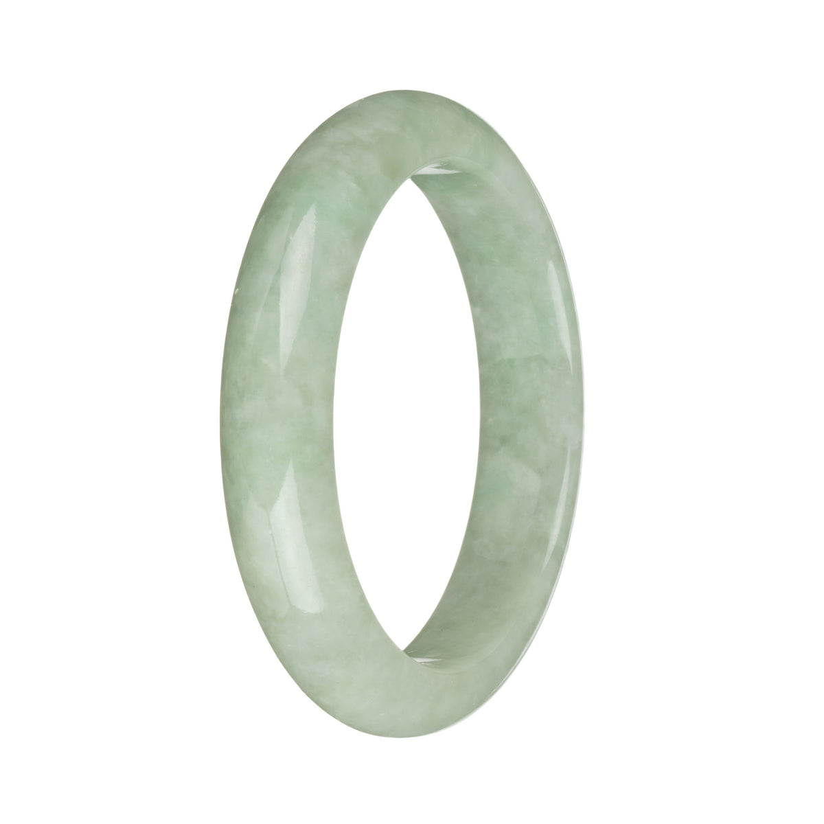 57.5mm Green Jade Bangle Bracelet