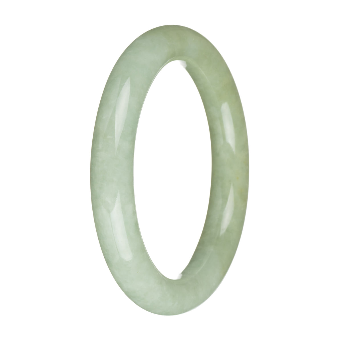 59mm Green Jade Bangle Bracelet