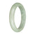 62.8mm Light Green Jade Bangle Bracelet