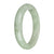 62.8mm Light Green Jade Bangle Bracelet