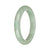 57.5mm Light Green Jade Bangle Bracelet