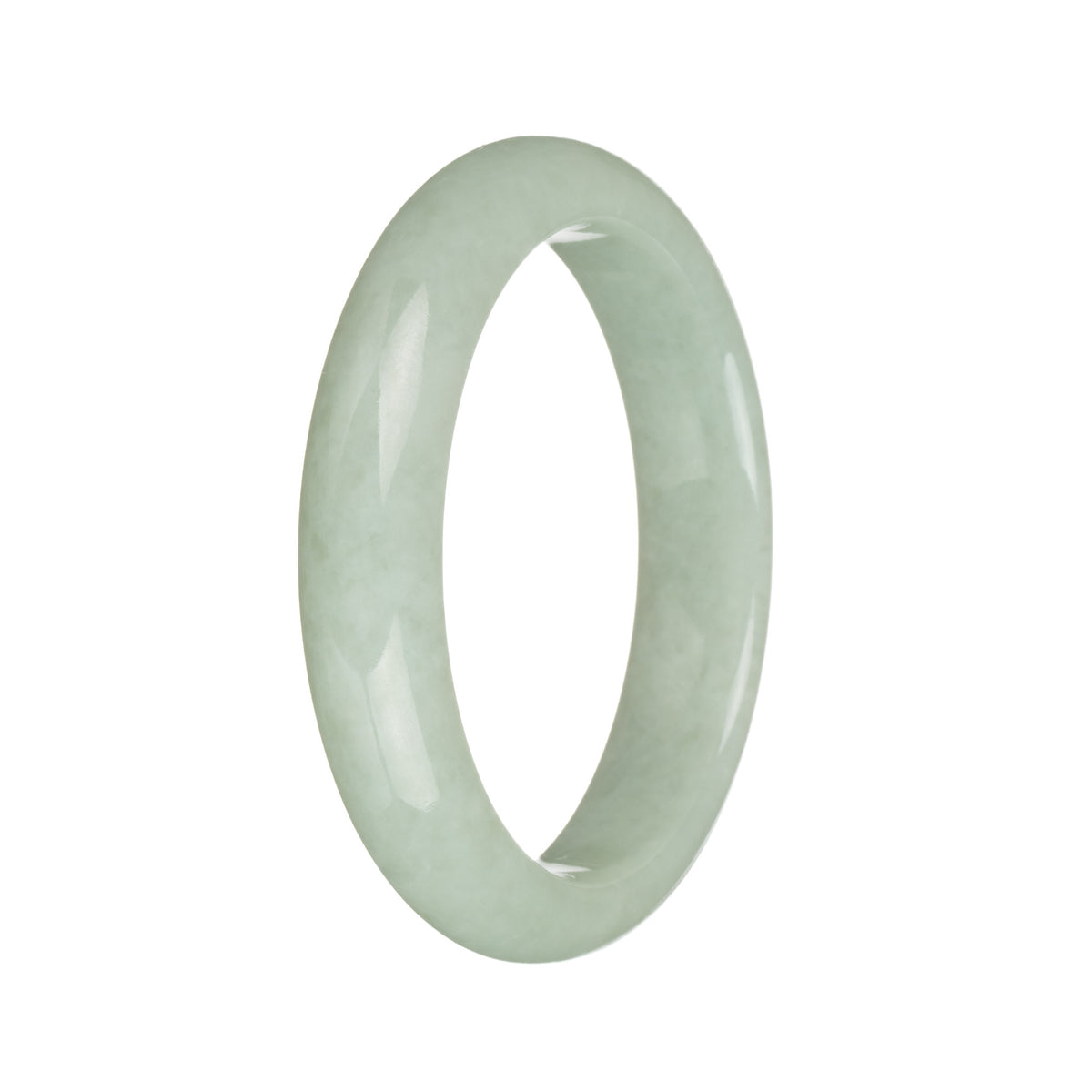 55.5mm Light Green Jade Bangle Bracelet