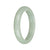 55.5mm Light Green Jade Bangle Bracelet