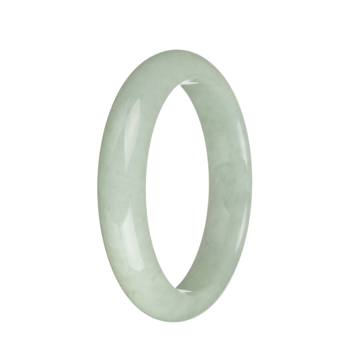 55.5mm Light Green Jade Bangle Bracelet