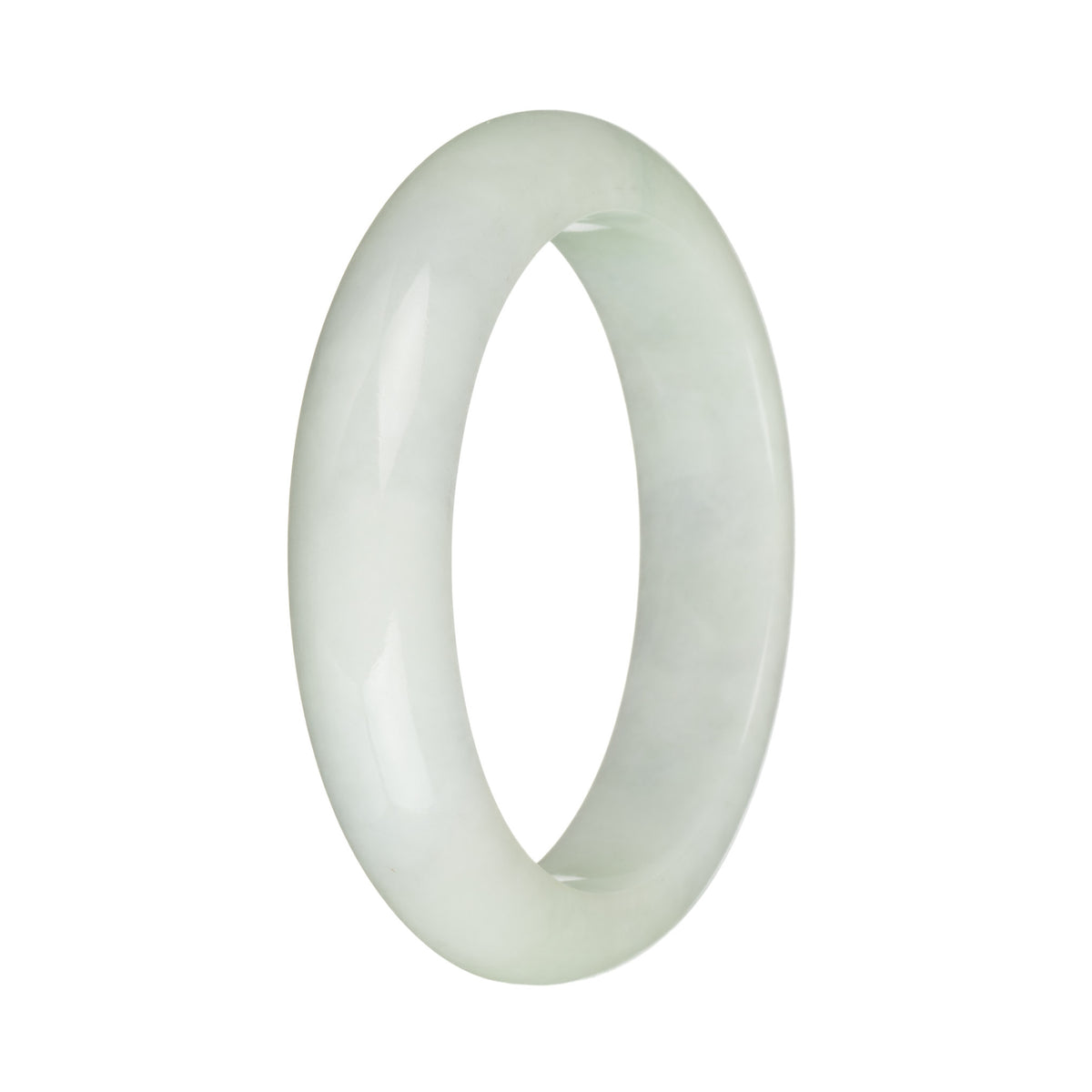 57.5mm Pale Green Jade Bangle Bracelet