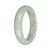 57.4mm Light Green Jade Bangle Bracelet