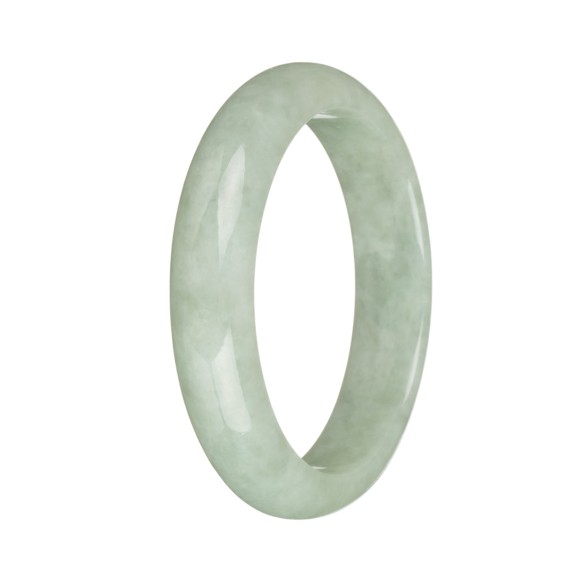 58mm Light Green Jade Bangle Bracelet