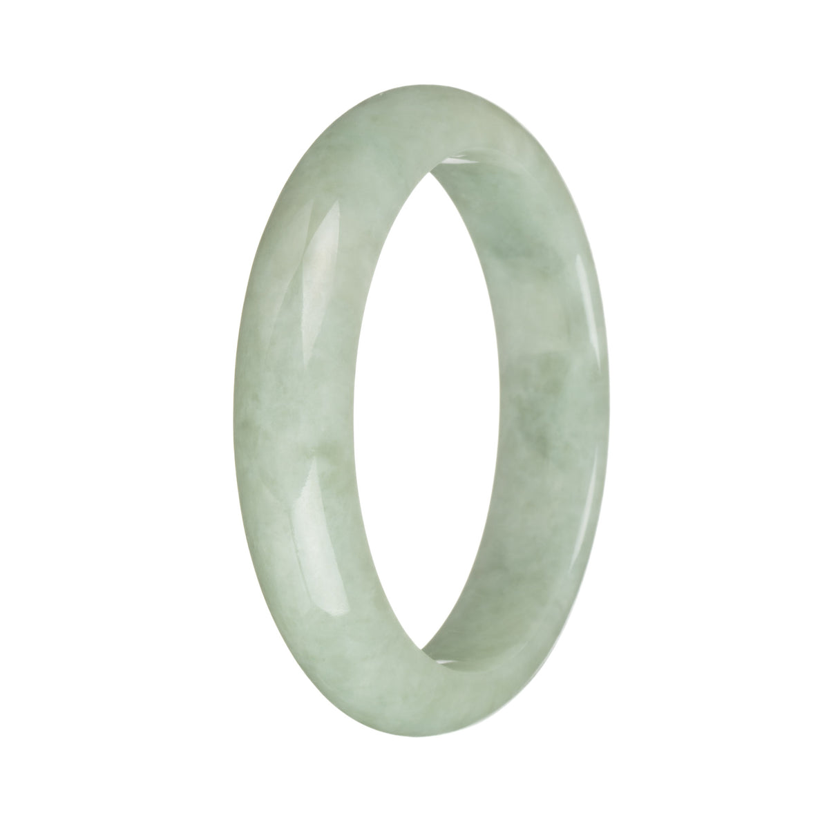 58mm Light Green Jade Bangle Bracelet