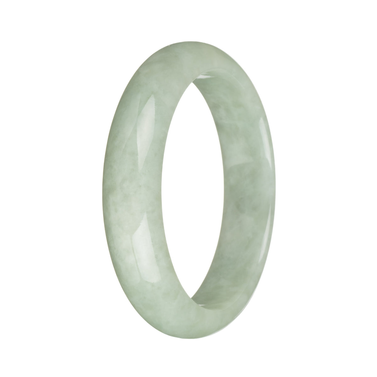 58mm Light Green Jade Bangle Bracelet