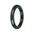 52.9mm Deep Green Jade Bangle Bracelet