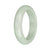 57.6mm Light Green Jade Bangle Bracelet