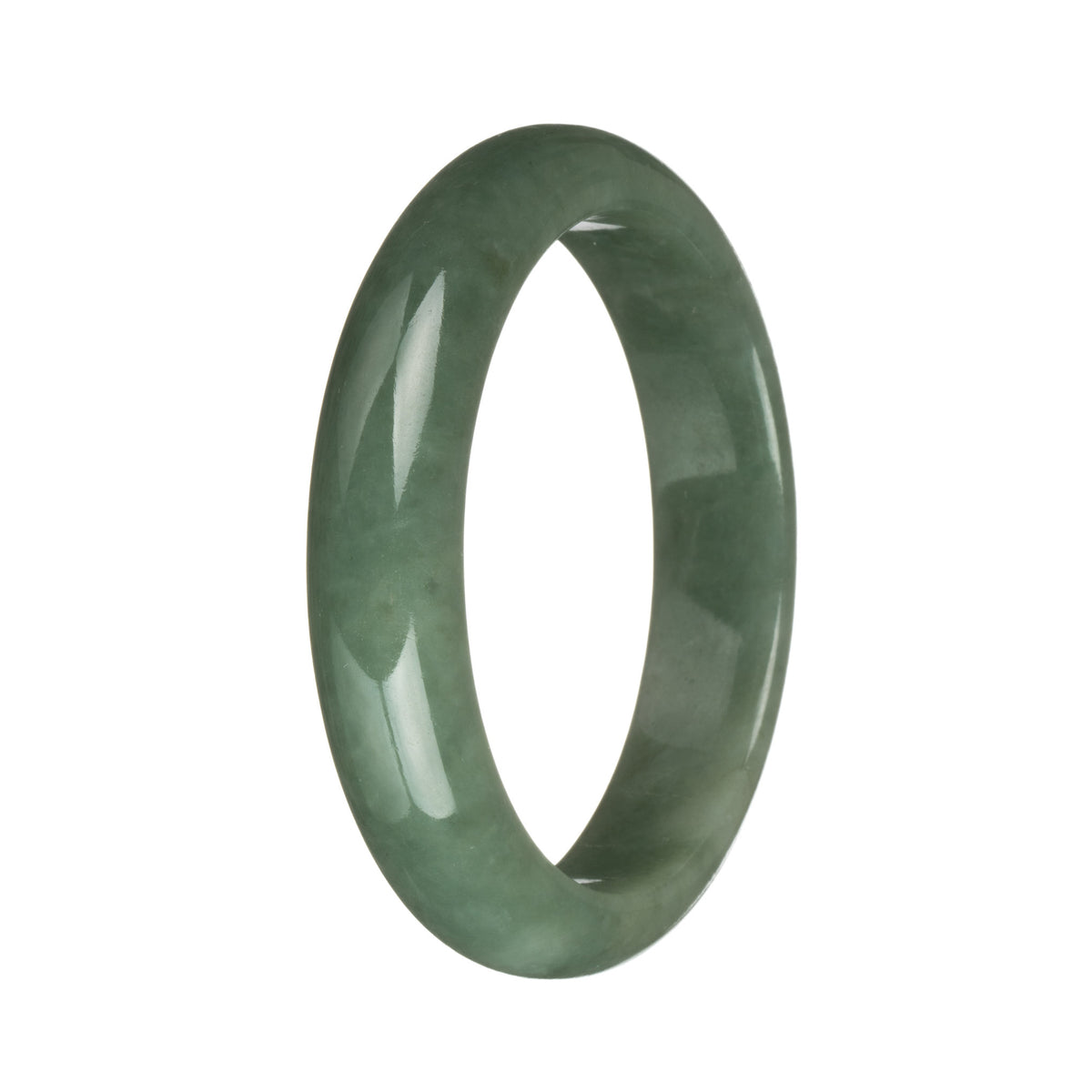 58.2mm Green Jade Bangle Bracelet