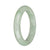 57.6mm Light Green Jade Bangle Bracelet