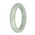 62.8mm Light Green Jade Bangle Bracelet