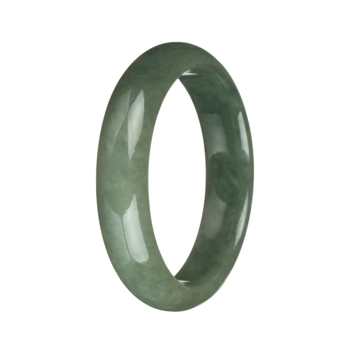 58.5mm Green Jade Bangle Bracelet