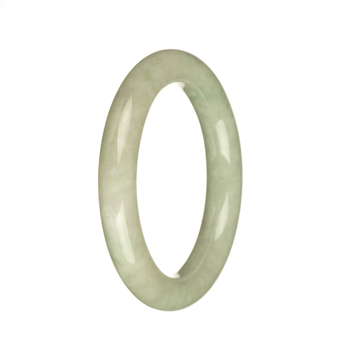 51.9mm Light Green Jade Bangle Bracelet