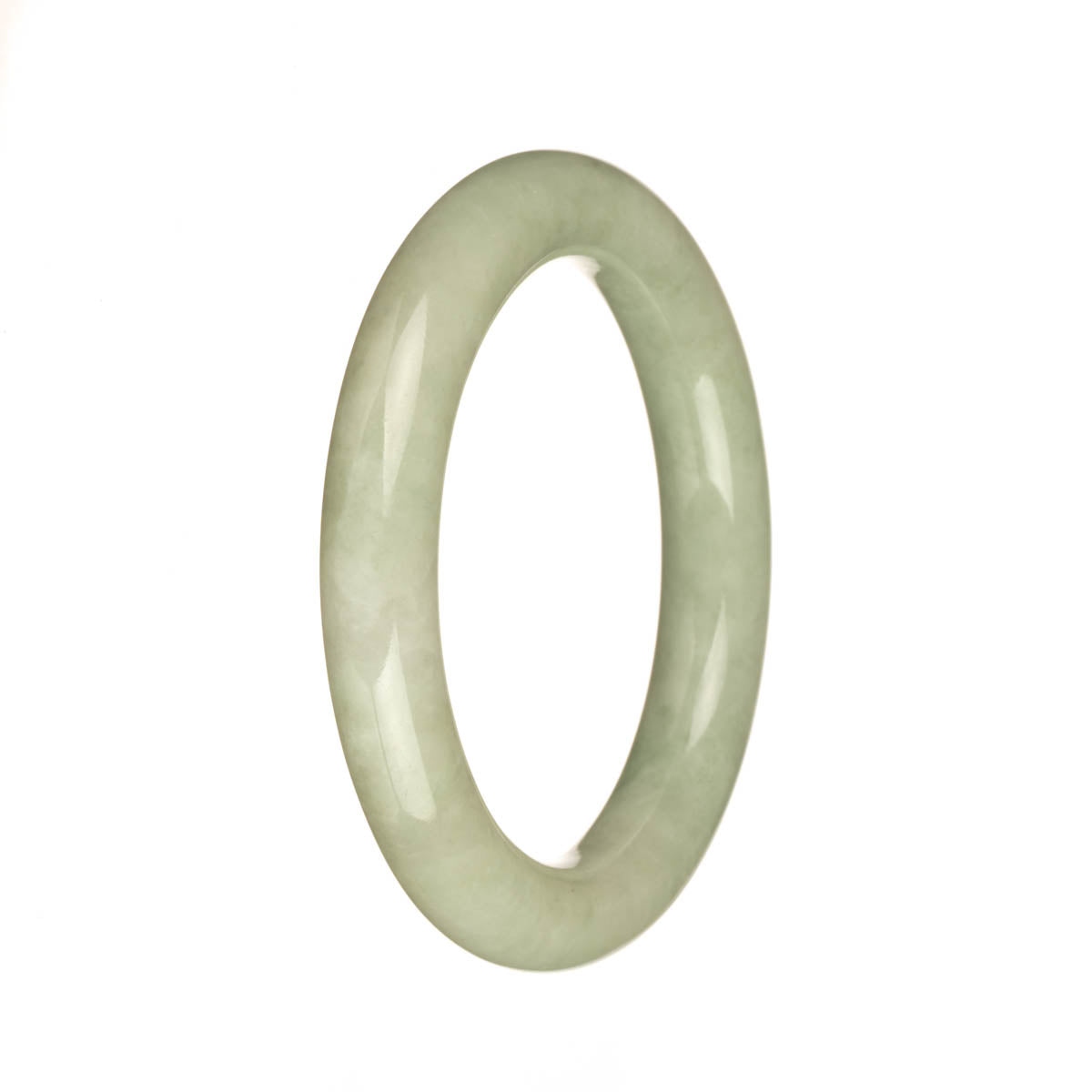 51.9mm Light Green Jade Bangle Bracelet