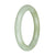 58.6mm Light Green Jade Bangle Bracelet