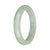 59.5mm Pale Green and Apple Green Jade Bangle Bracelet