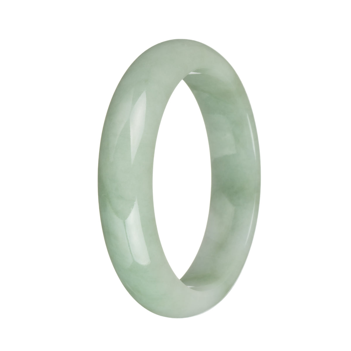 58.9mm Light Green Jade Bangle Bracelet