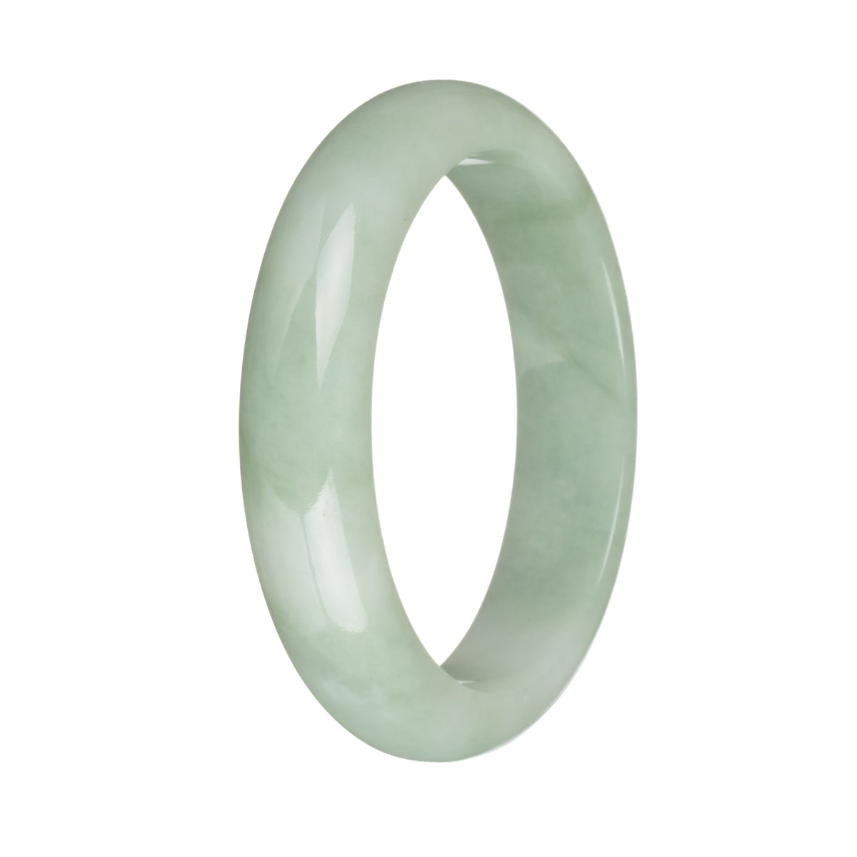 59mm Light Green Jade Bangle Bracelet