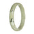 78.5mm Olive Green with Dark Green Patterns Jade Bangle Bracelet