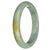 78.3mm Green with Brown Patterns Jade Bangle Bracelet