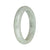 56.6mm Light Grey Jade Bangle Bracelet