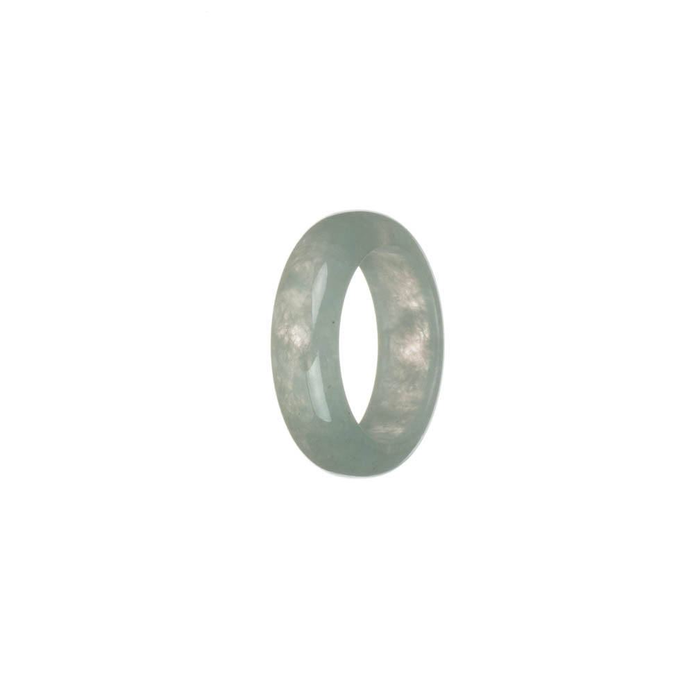 Genuine Pale Green Jade Band - US 8