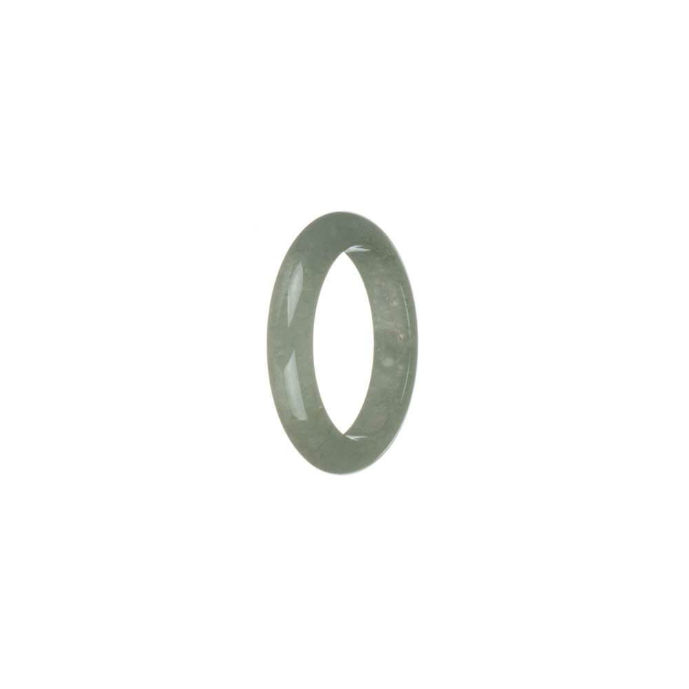 Genuine Pale Green Burmese Jade Ring- US 8.5