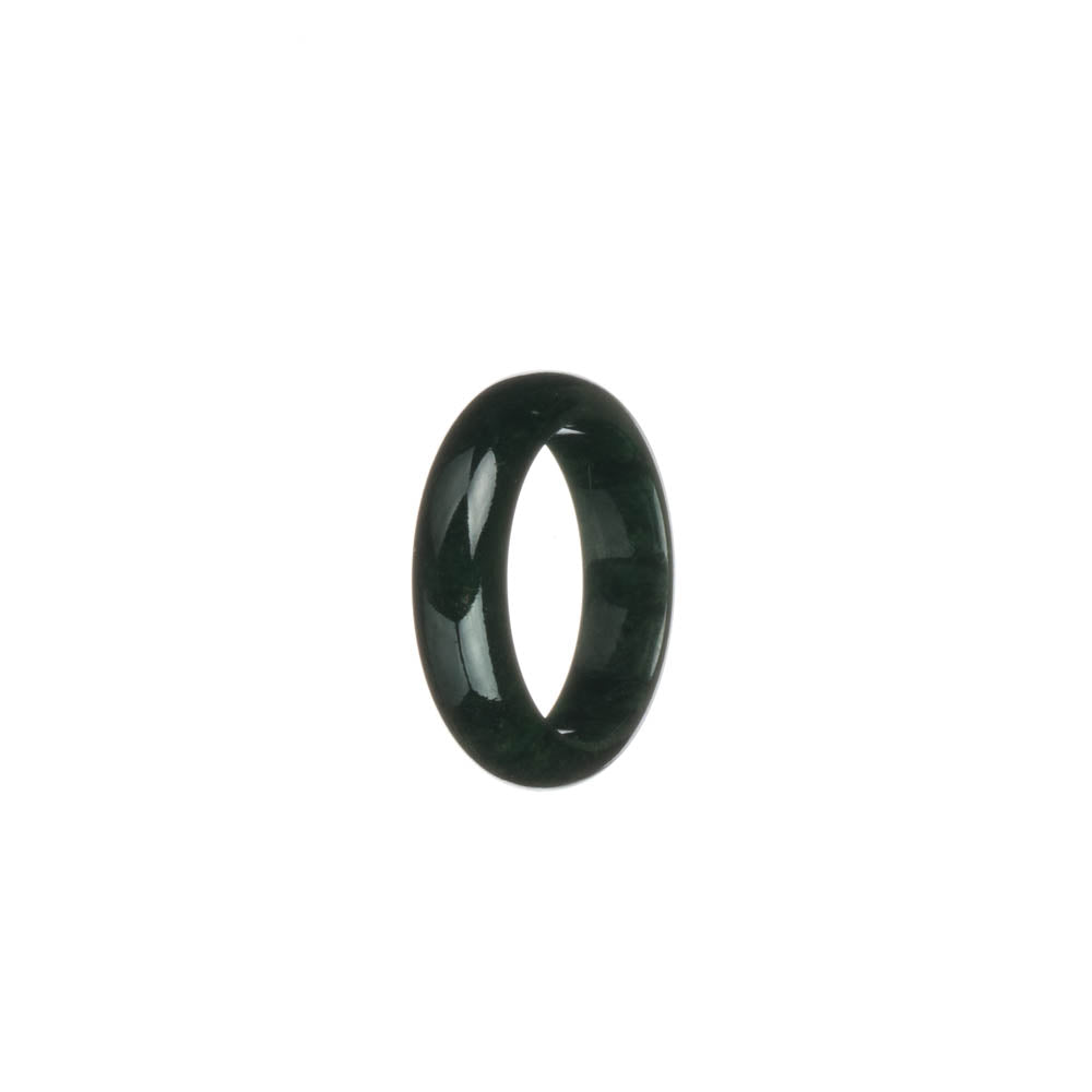 Genuine Deep Green Jade Band - US 8.75