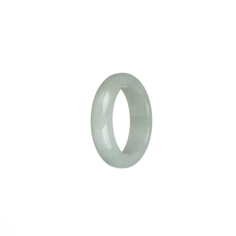 Genuine White Jade Ring- US 9.5