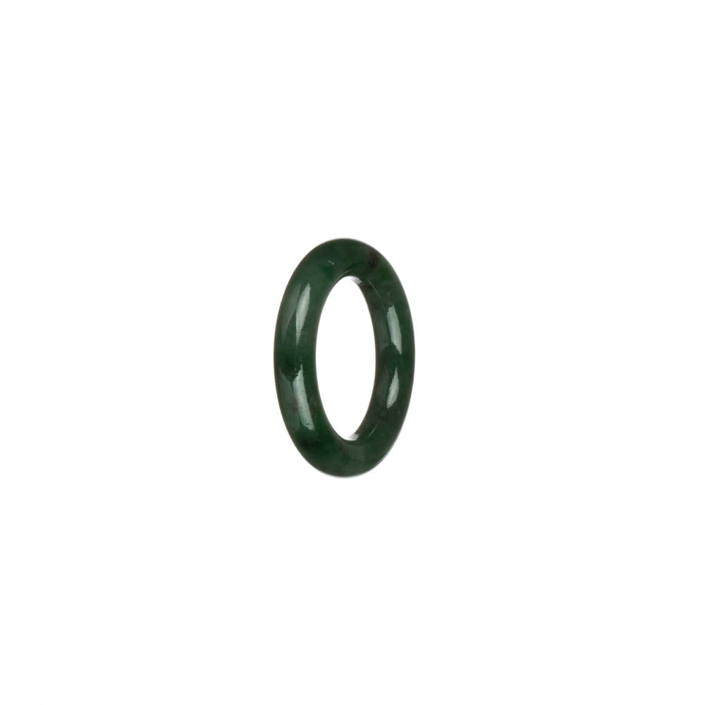 Real Green with Apple Green Patterns Jade Band - US 4.25