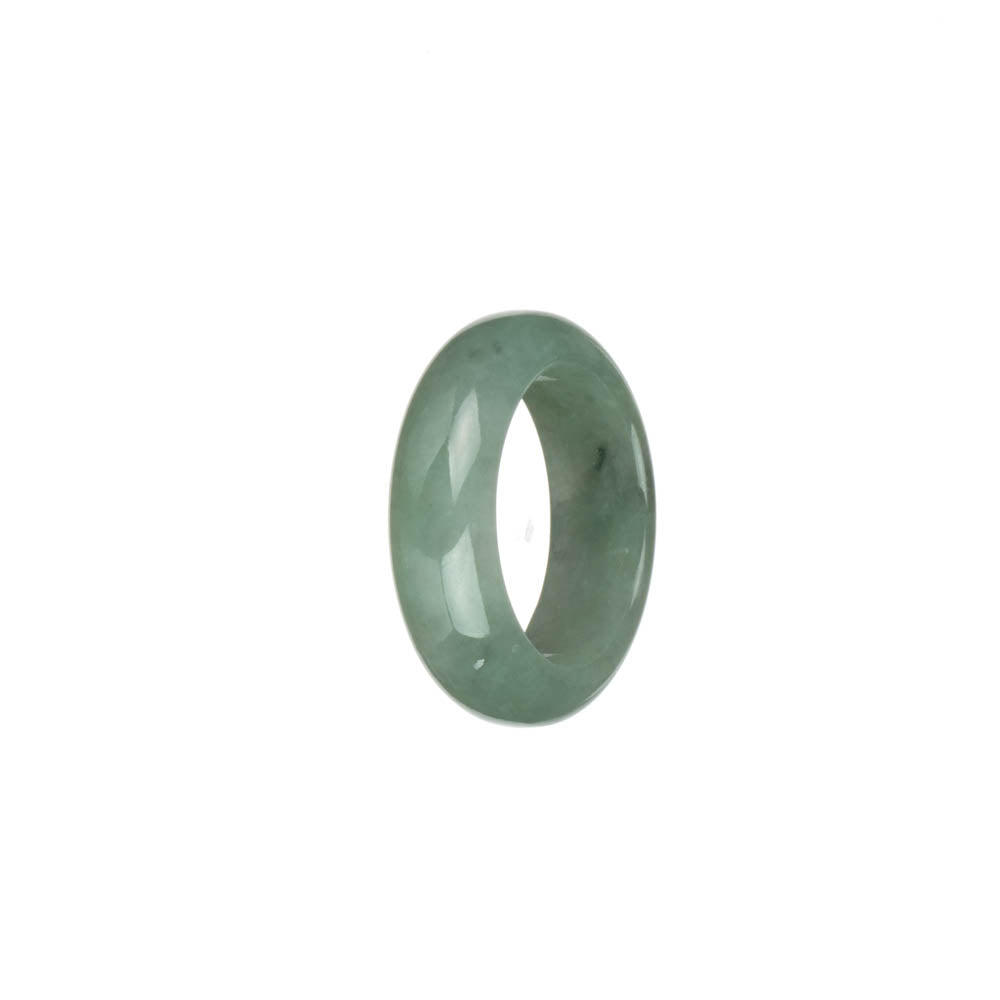 Certified Pale Green Jadeite Jade Band - US 9.25