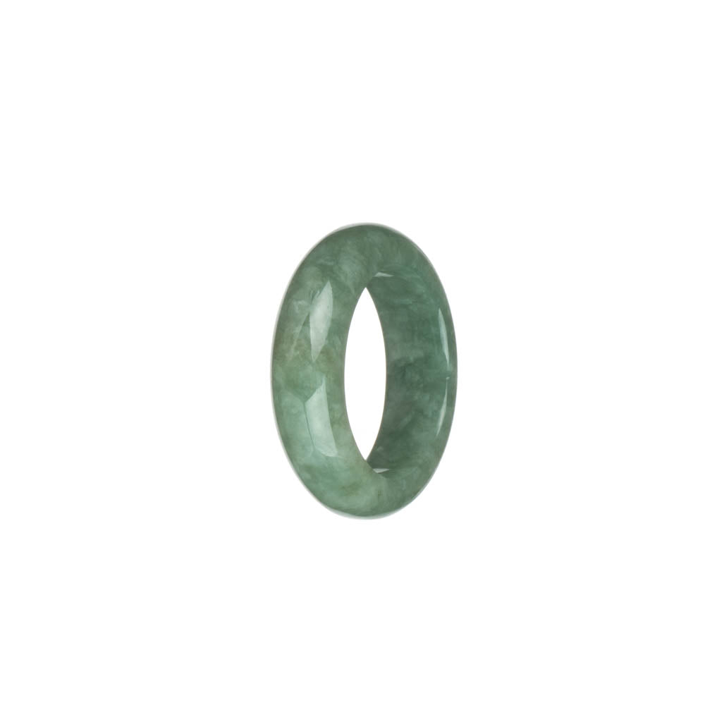 Genuine Green Burma Jade Band - US 9.5