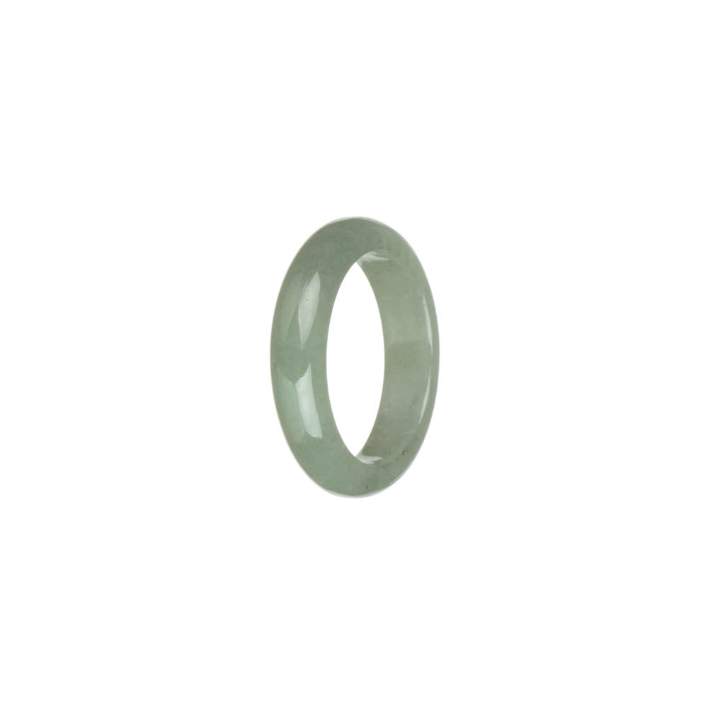 Real Pale Green Jadeite Jade Ring - US 9.5