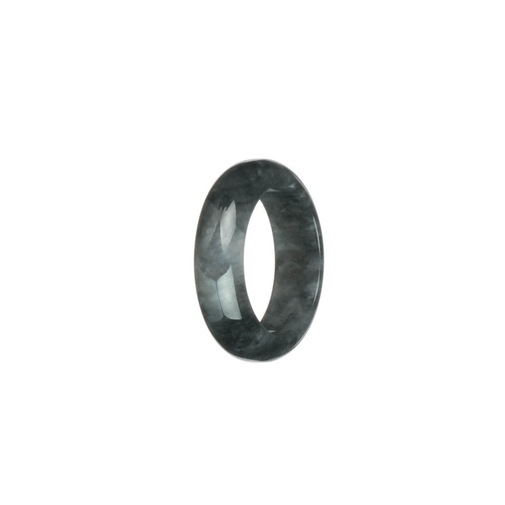 Authentic Black Jade Ring - US 9.5