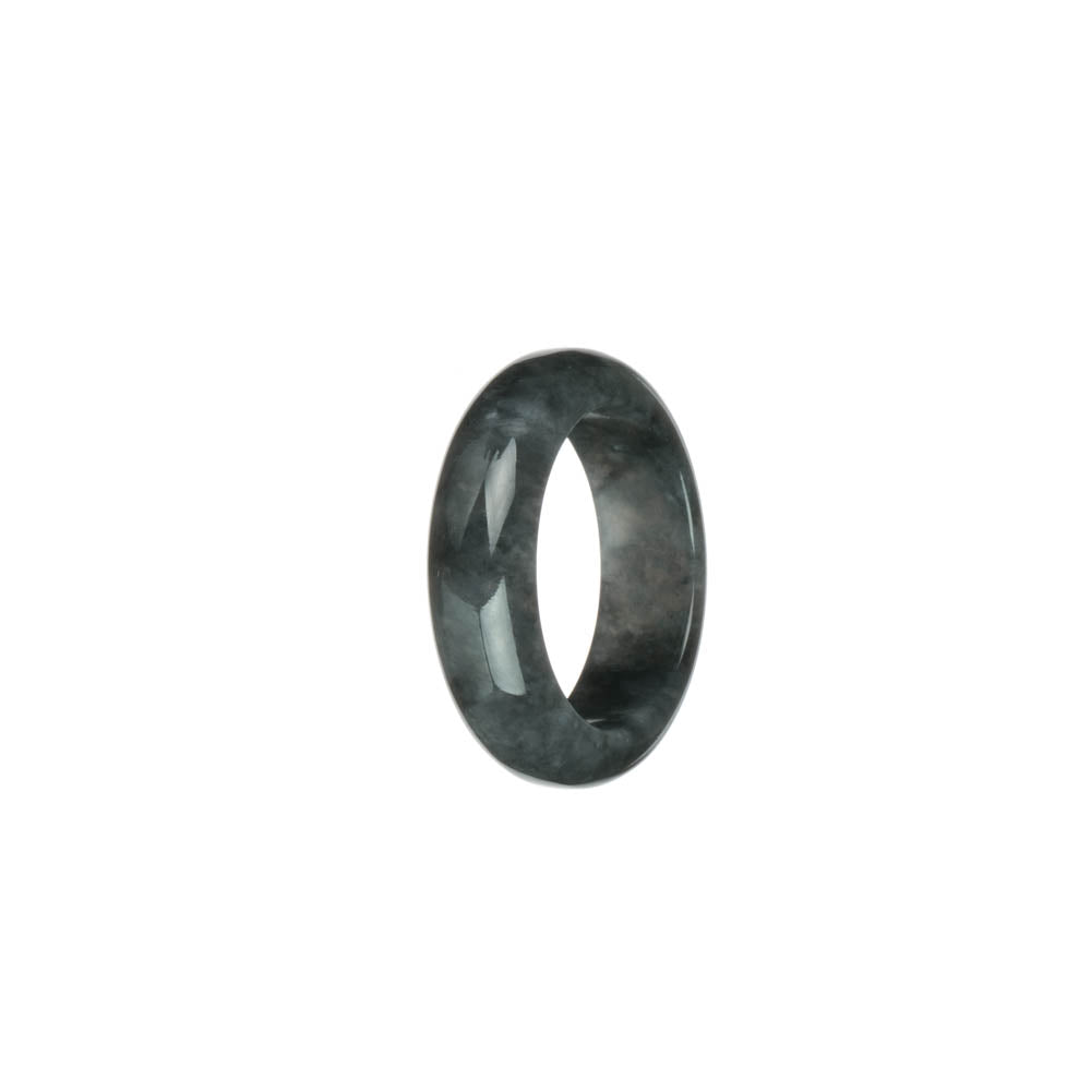 Authentic Black Jade Ring - US 9.5