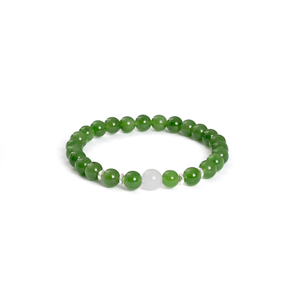 Chakra Glow Jade Bracelet with Burmese Jade